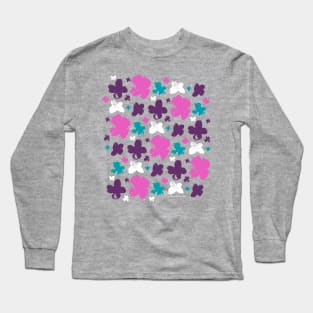 Floral pattern design - hand painted floral painting, flower illustration patterns Long Sleeve T-Shirt